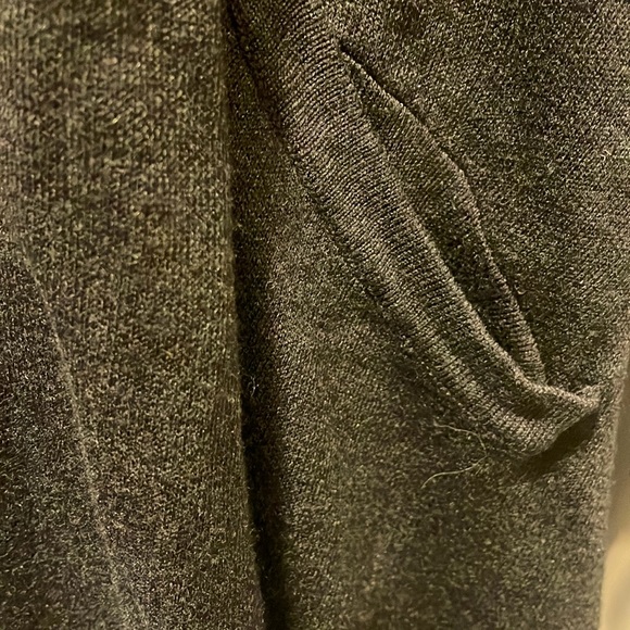 Black Wool OS Lululemon Shawl with Button Details and Pockets! - Picture 3 of 6